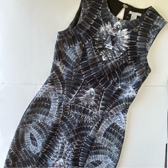 H&M Gemstone/ Diamond Print Sleeveless Dress - Picture 8 of 9